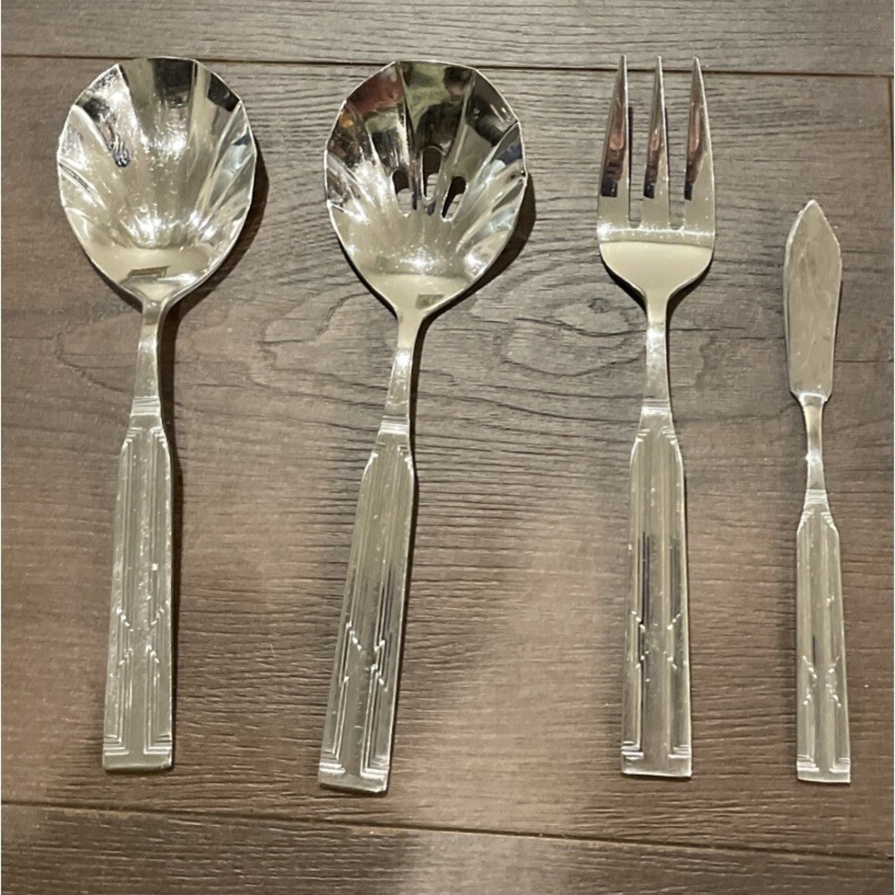 Towle Southwest Stainless Flatware Serving Spoons Fork Butter Knife Supreme 18/8